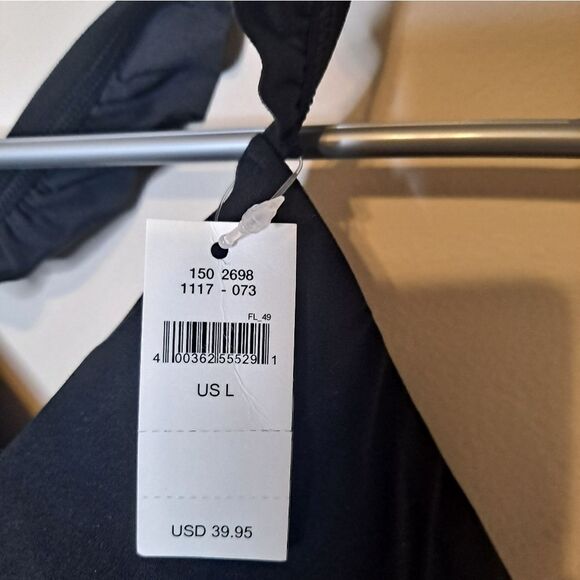 NWT Aerie Offline Real Me Extra Stretch Ruffle Sports Bra in Black - Picture 4 of 7